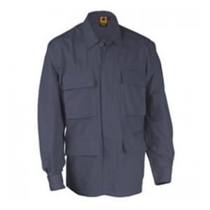 4 Pocket BDU Shirt (Poly/Cotton Ripstop)(Navy Blue) | Flying Tigers Surplus