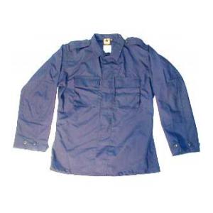 2 Pocket BDU Shirt (Poly/Cotton Ripstop)(Navy Blue) | Flying Tigers Surplus