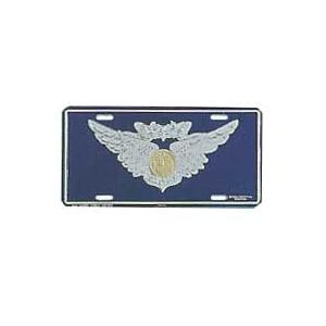 Navy Combat Aircrew Wings License Plate