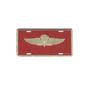 Marine Recon Jump Wings License Plate