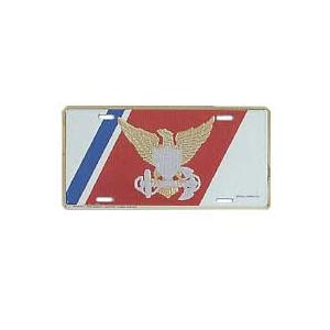 Coast Guard Officers Insignia License Plate