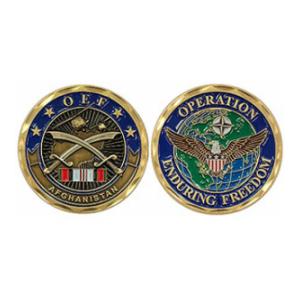 OEF Afghanistan Challenge Coin