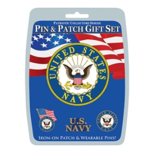 U.S. Navy Pin And Patch Gift Set (4-Piece)