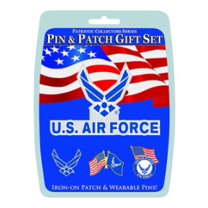 U.S. Air Force Pin And Patch Gift Set (4-Piece)