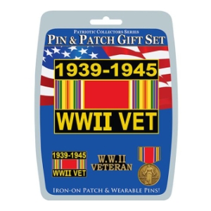 World War II Pin And Patch Gift Set (4-Piece)