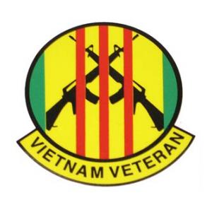 Vietnam Veteran Outside Window Decal