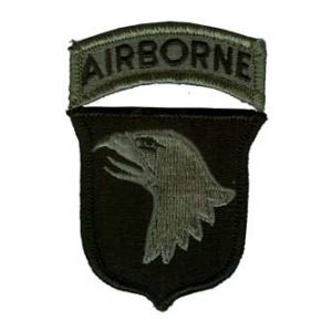 101st Airborne Division Patch with Tab Foliage Green (VELCRO\®\; brand ...