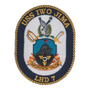 USS Iwo Jima LHD-7 Ship Patch