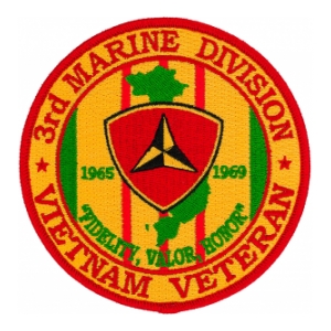 3rd Marine Division Vietnam Veteran Patch | Flying Tigers Surplus