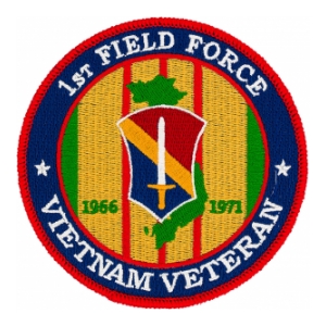 1st Field Force Vietnam Veteran Patch | Flying Tigers Surplus