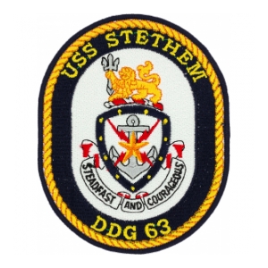 USS Stethem DDG-63 Ship Patch | Flying Tigers Surplus