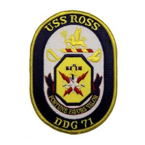 USS Ross DDG-71 Ship Patch | Flying Tigers Surplus