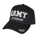 Army Veteran Cap (Black)