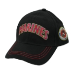 Marines Cap With Side Emblem (Black)