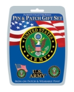 U.S. Army Pin And Patch Gift Set (4-Piece)