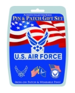 U.S. Air Force Pin And Patch Gift Set (4-Piece)