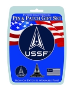 U.S. Space Force Pin And Patch Gift Set (4-Piece)