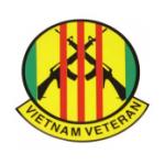 Vietnam Veteran Outside Window Decal