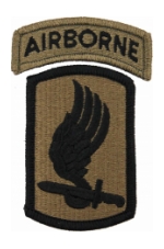 173rd Airborne Brigade With Tab Scorpion / OCP Patch With Hook Fastener