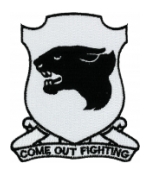 761st Tank Battalion Patch (Come Out Fighting)