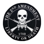 The 2nd Amendment (Liberty Or Death) 12" Back Patch