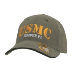 Rothco’s USMC Semper Fi Low Profile Cap (O.D. Green)