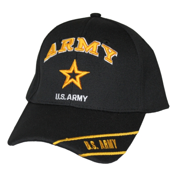 Army Star Star Cap (Black)