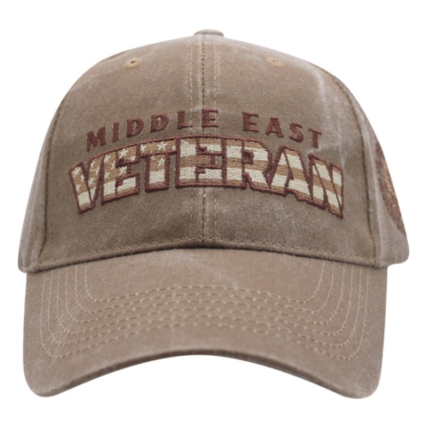 Middle East Veteran Washed Cotton Cap (Coyote Brown)