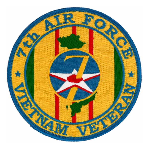 7th Air Force Vietnam Veteran Patch