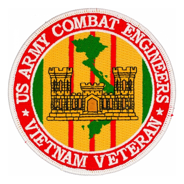 US Army Combat Engineers Vietnam Veteran Patch | Flying Tigers Surplus