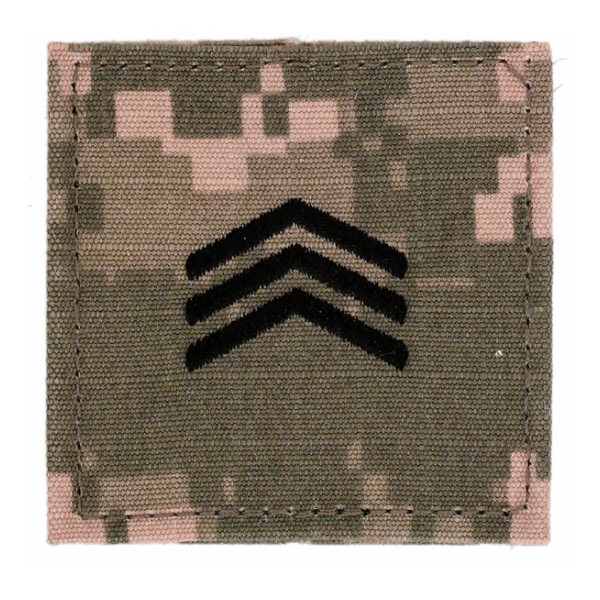 Army ROTC Sergeant with VELCRO\®\; brand fastener Backing (Digital All ...