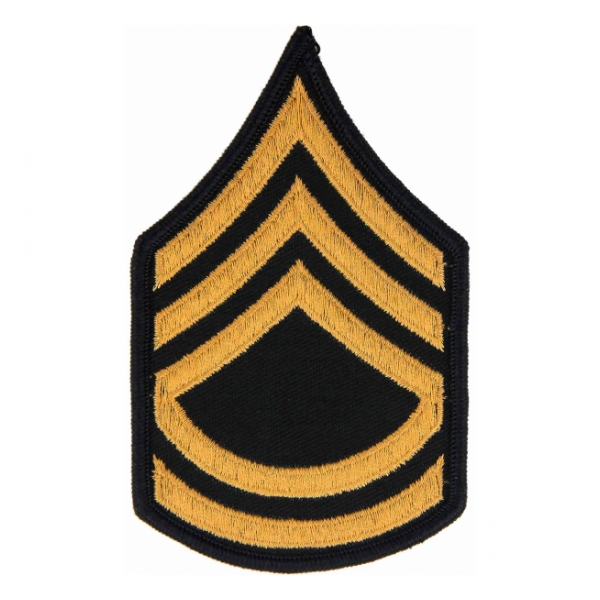Army Sergeant First Class Chevron (Gold / Blue) (Female) | Flying ...
