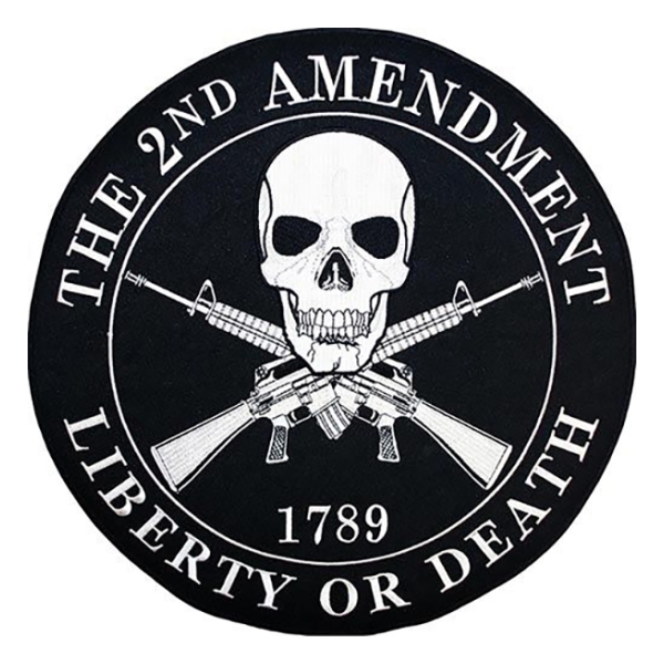 The 2nd Amendment (Liberty Or Death) 12" Back Patch