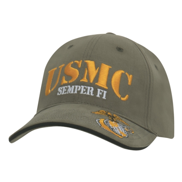 Rothco’s USMC Semper Fi Low Profile Cap (O.D. Green)