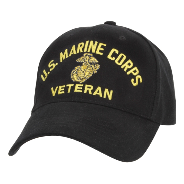 U.S. Marine Corps Veteran Cap (Black)