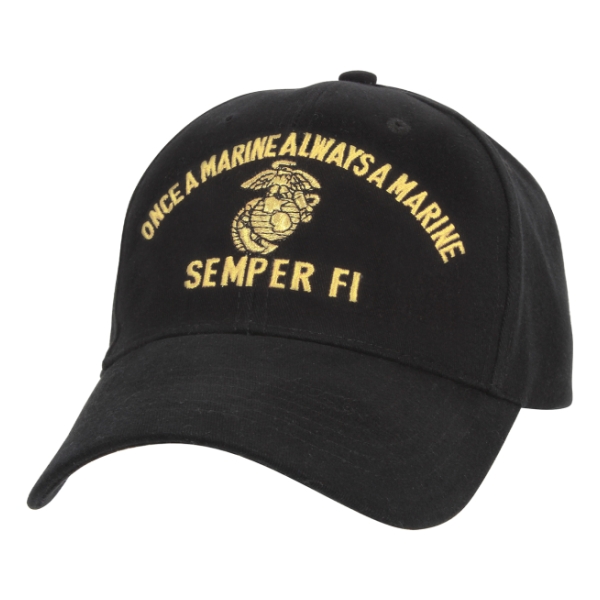 Marine Semper Fi Low Profile Cap (Black)