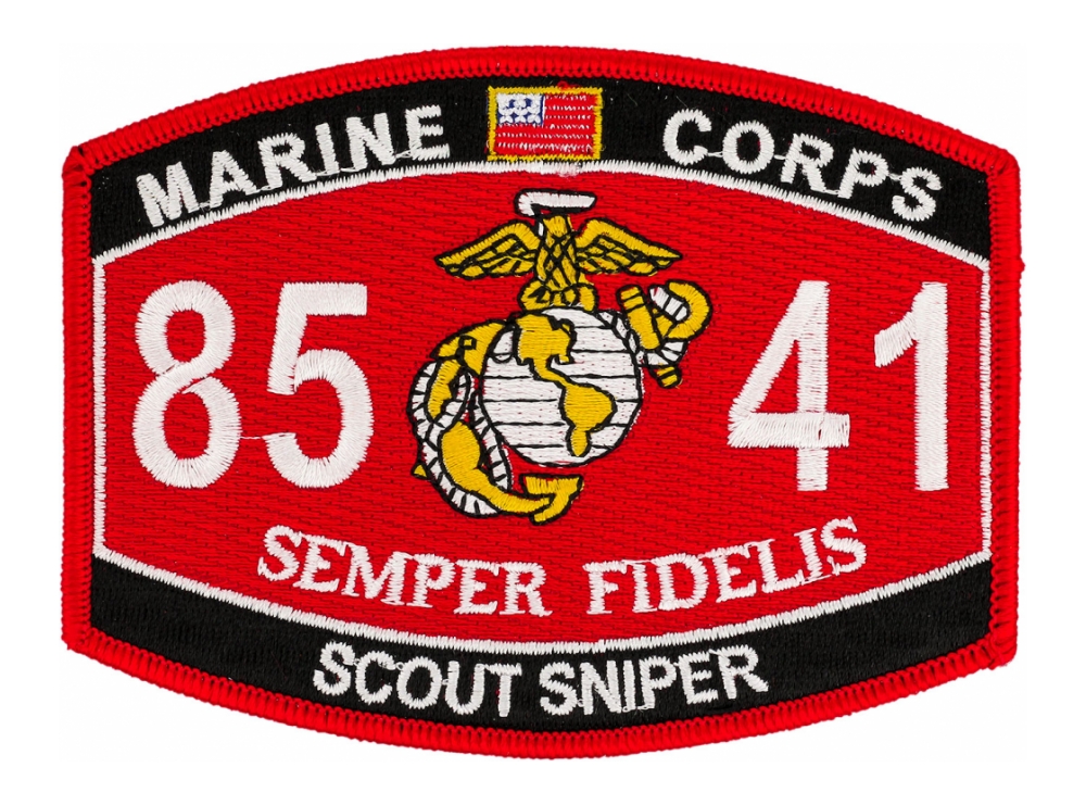 Usmc Mos 8541 Scout Sniper Patch Flying Tigers Surplus 2284