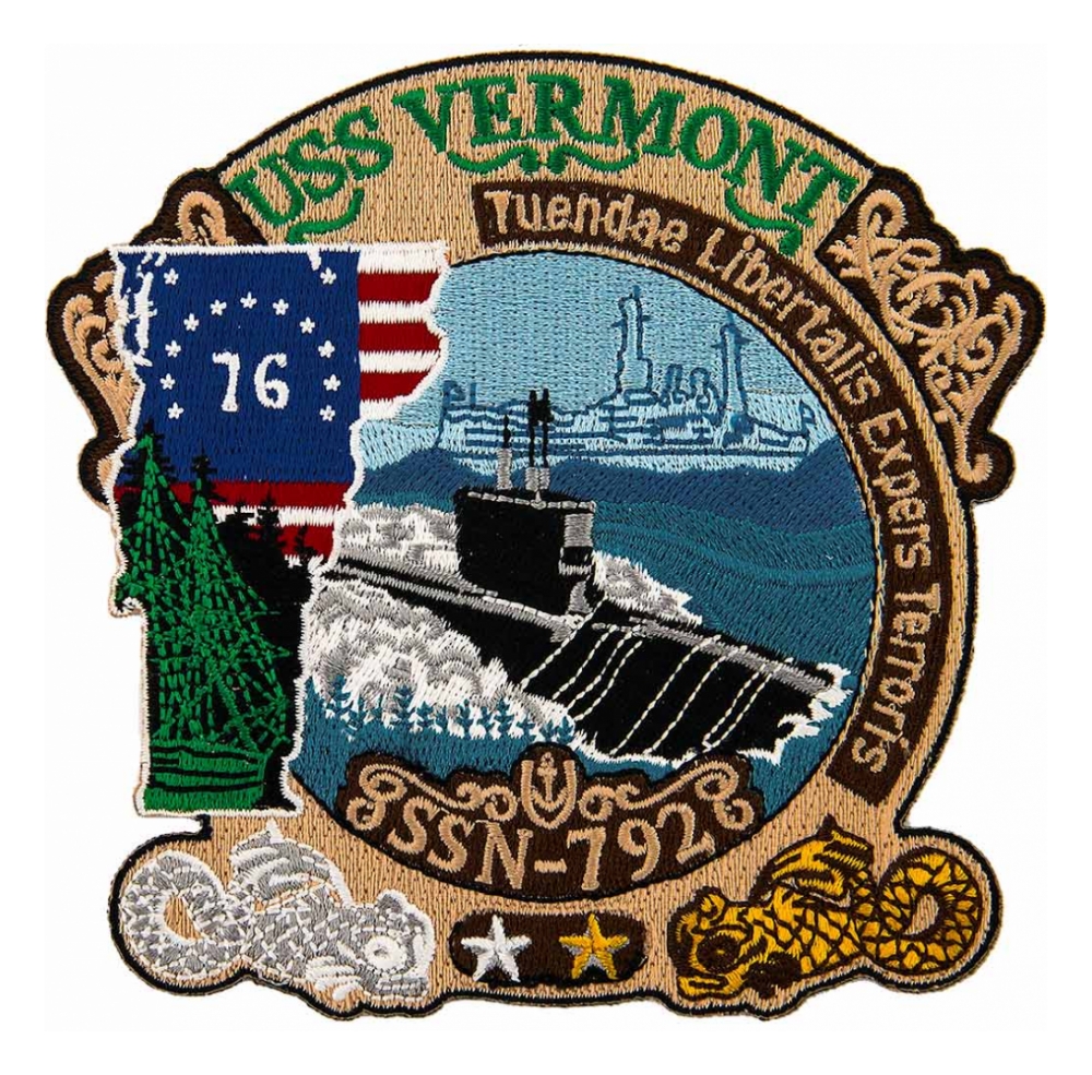 Uss Vermont Ssn-792 Patch 